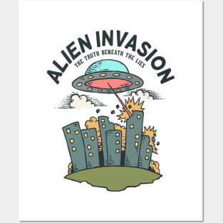 Alien Invasion Posters and Art